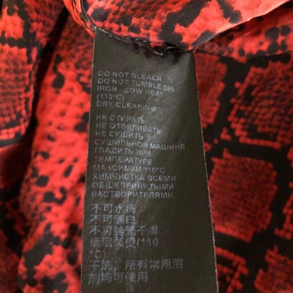 The Kooples Dress Snake Print Dress Small - Picture 14 of 16